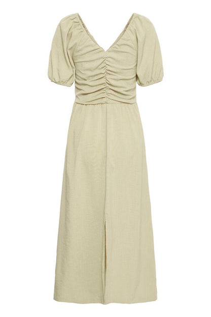 womens_ruched_midi_dress_soft_eucalyptus